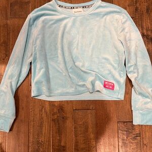 Juicy Couture Sky Blue Velour Top